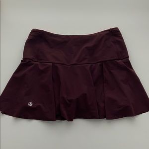 Maroon lululemon skirt- size 2